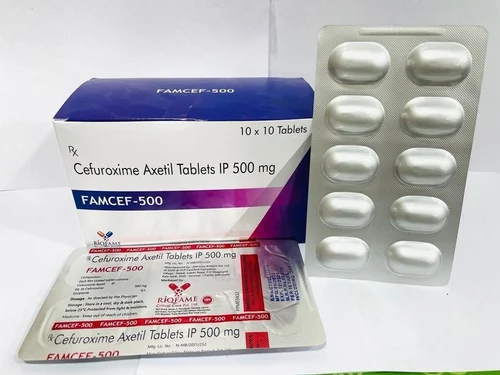 500 mg Cefuroxime Axetil Tablets IP