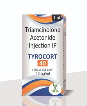 TYROCORT 40 INJ, Triamcinilone Acetonide Injections Ip