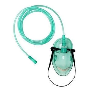 PVC Oxygen Mask, Size Available: Pediatric ( Medium )