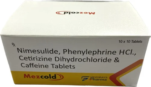 NIMESULIDE PHENYLEPHRINE CETRIZINE CAFFIEN