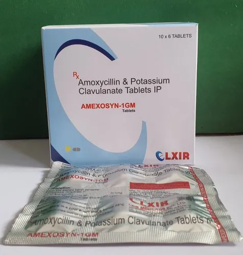 Amoxicillin 875mg & Potassium Clavulanate 125mg Tab