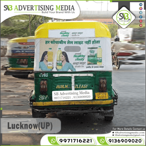 Auto Rickshaw Hood Branding in Lucknow Uttar Pradesh