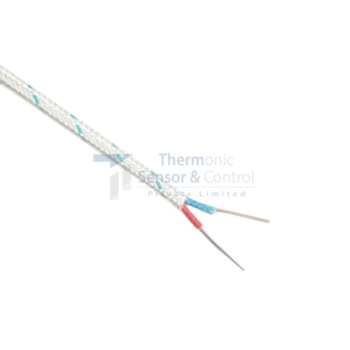 Fiberglass/fiberglass thermocouple wire