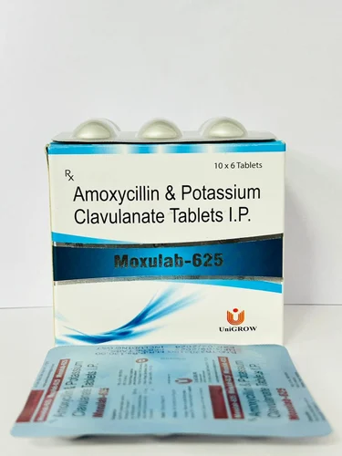 Moxulab-625 MG Amoxicillin & Potassium Clavulanate Tablets