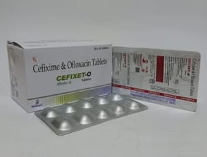 200 Mg Cefixime And Ofloxacin Tablets