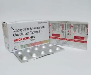 625 Mg Amoxycillin And Potassium Clavulanate Tablets IP