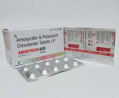 625 Mg Amoxycillin And Potassium Clavulanate Tablets IP