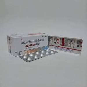 200 mg Cefixime Dispersible Tablets IP