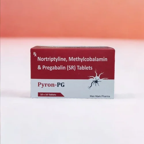 Pyron PG Nortriptyline Methylcobalamin Pregabalin SR Tablets