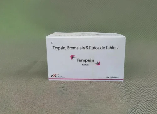 Tempain Trypsin Bromelain Rutoside Tablets