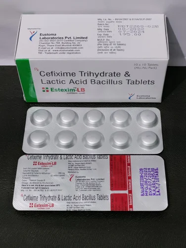 Cefixime with Lactic Acid Bacillus