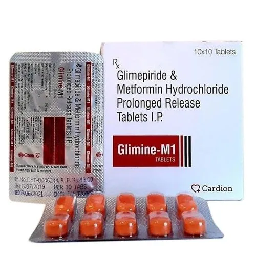 Glimepiride And Metformin Hydrochloride Prolonged Release Tablets IP