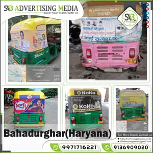 Auto Rickshaw Branding in Bahadurgarh Haryana