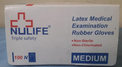 Latex Medical Examination Rubber Gloves