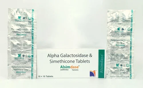 Alpha Galactosidase & Simethicone Tablets