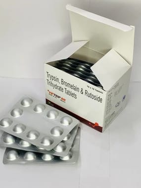 Trypsin Bromelain Rutoside And Trihydrate Tablets