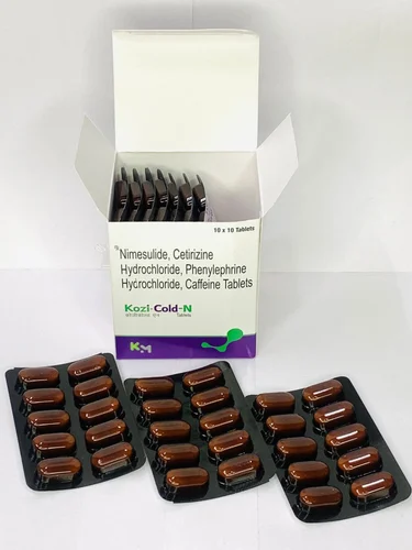 Nimesulide Phenylephrine Hcl Caffeine & Cetirizine Dihydrochloride Tablet