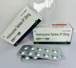 Hydroxyzine 25mg Tablets