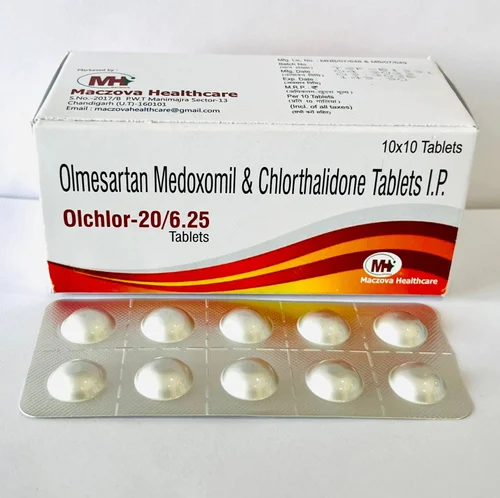 olmesartan medoxomil Chlorthalidone