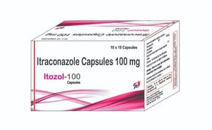 Itozol 100 Itraconazole Capsules