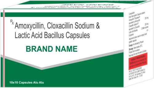 Amoxycillin Cloxacillin Lactic Acid Bacillus Capsules