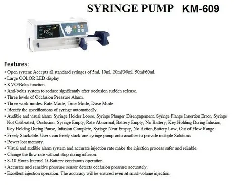 Syringe Infusion Pump