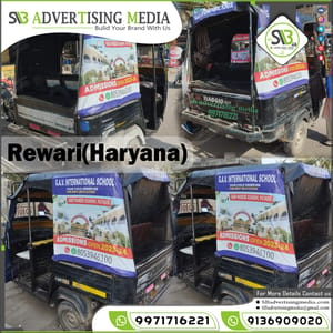 Sharing Auto Rickshaw Branding Agencies in Rewari Haryana