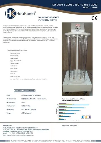 UVC Germicide System