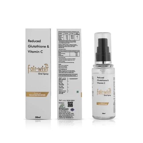 Fair Wish Glutathione Spray With Vitamin C (oral Spray) For Skin Whitening And Brightening.