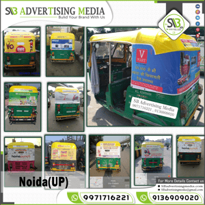 Auto Rickshaw Advertising in Noida Uttar Pradesh