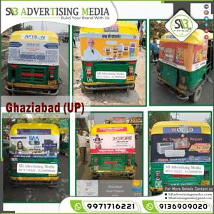 Auto Rickshaw Advertising Agencies in Ghaziabad Uttar Pradesh