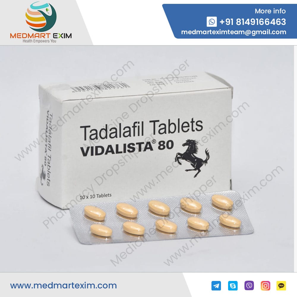 Vidalista-80 Tadalafil Tablets