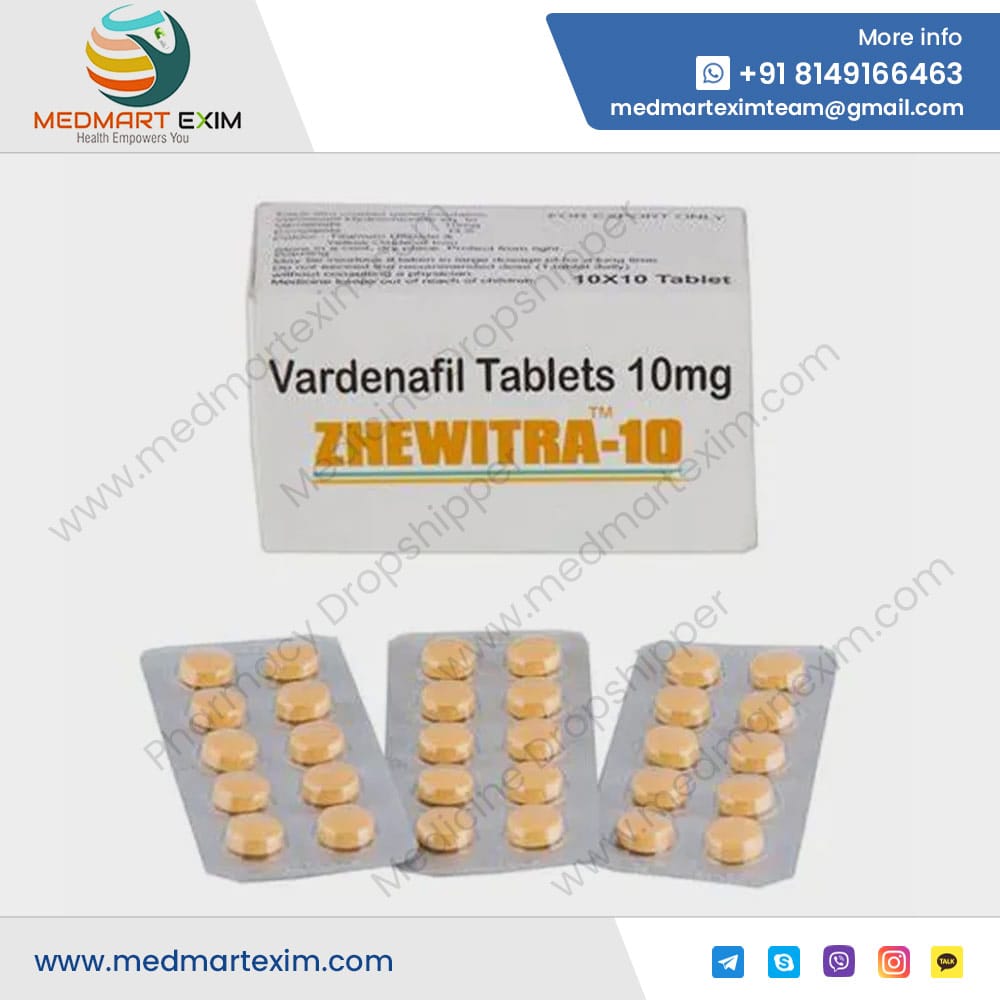 Zhewitra Vardenafil Tablets