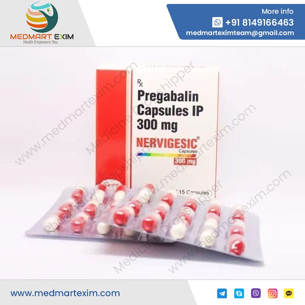 Nervigesic Pregabalin 300mg Capsule