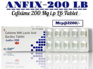 Cefixime 200 Mg Lactic Acid Bacillus Tablet