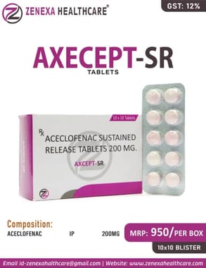 Aceclofenac 200 Mg Sustained Release Tablets