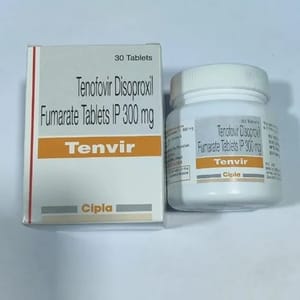 TENVIR 300mg Tenofovir Disoproxil Fumarate Tablets IP