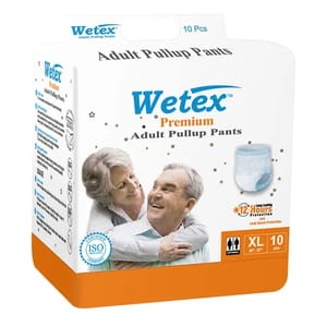 Wetex Adult Pull up Diapers Pants Unisex Premium 10 Pcs