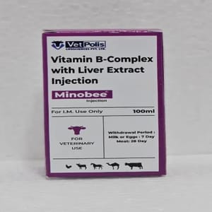 Vet Vitamin B Complex With Liver Extract Injection
