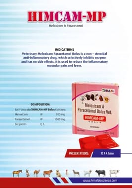 Meloxicam Paracetamol Bolus Himcam MP