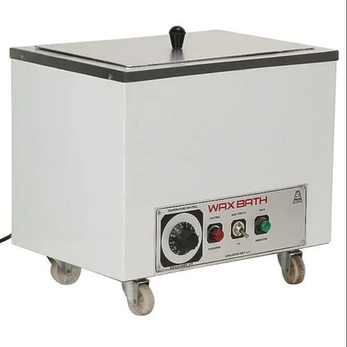 Mild Steel Rectangular TNT Paraffin Wax Bath Physiotherapy Machine - White, For Treats You With Hot Therapy., Large