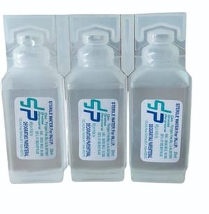 20 Ml Sterile Water For Injections Ip Bp Usp