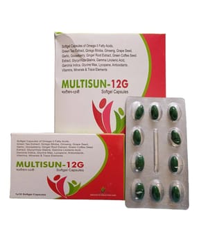 MULTISUN 12 G SOFT GEL CAPSULES