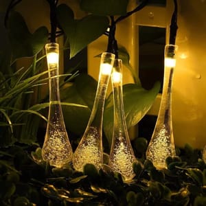 Water Drop String Lights Feet 14 Led String Lights with Plug Led Fairy Lights for Room Decoration