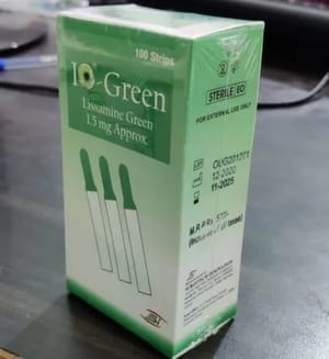 Lissamine Green Ophthalmic Strips