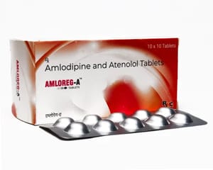 Amlodipine 5 Mg + Atenolol 50 Mg Tablets