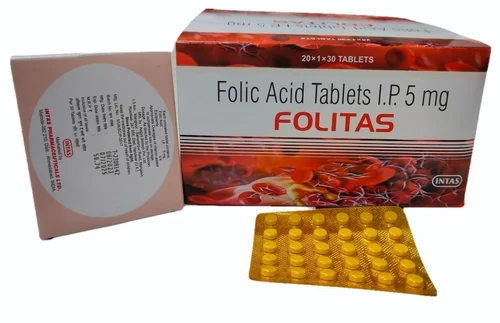 Folic Acid Tablets 5mg Ip 30 Tablet Folitas