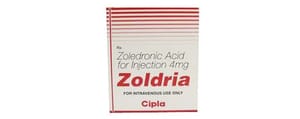 Zoldria Zoledronic Acid 4mg Injection