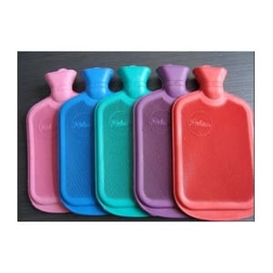 Mycure Rubber Water Bottle One side Ribbed Hot water bag for Pain Relief & Massager