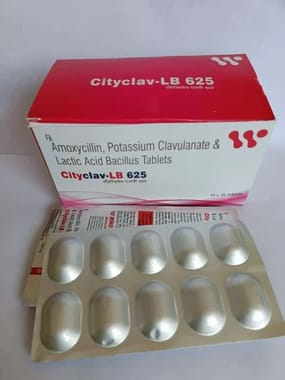 Amoxycillin Potassium Clavulanate Lactic Acid Bacillus 625 Tablets